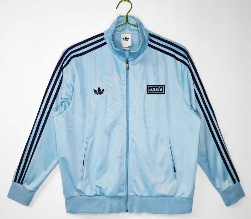 AAA Quality Adidas Oasis 2025 Blue Soccer Jacket AAA Quality Adidas Oasis 2025 Blue Soccer Jacket