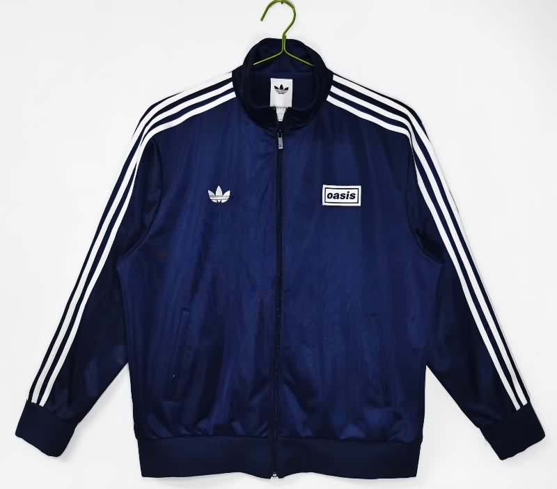 AAA Quality Adidas Oasis 2025 Dark Blue Soccer Jacket AAA Quality Adidas Oasis 2025 Dark Blue Soccer Jacket