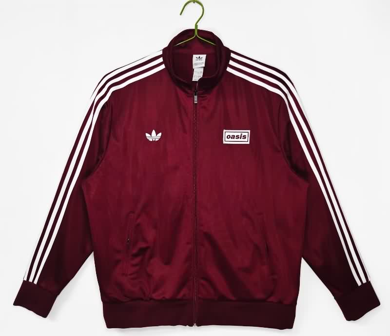 AAA Quality Adidas Oasis 2025 Red Soccer Jacket AAA Quality Adidas Oasis 2025 Red Soccer Jacket