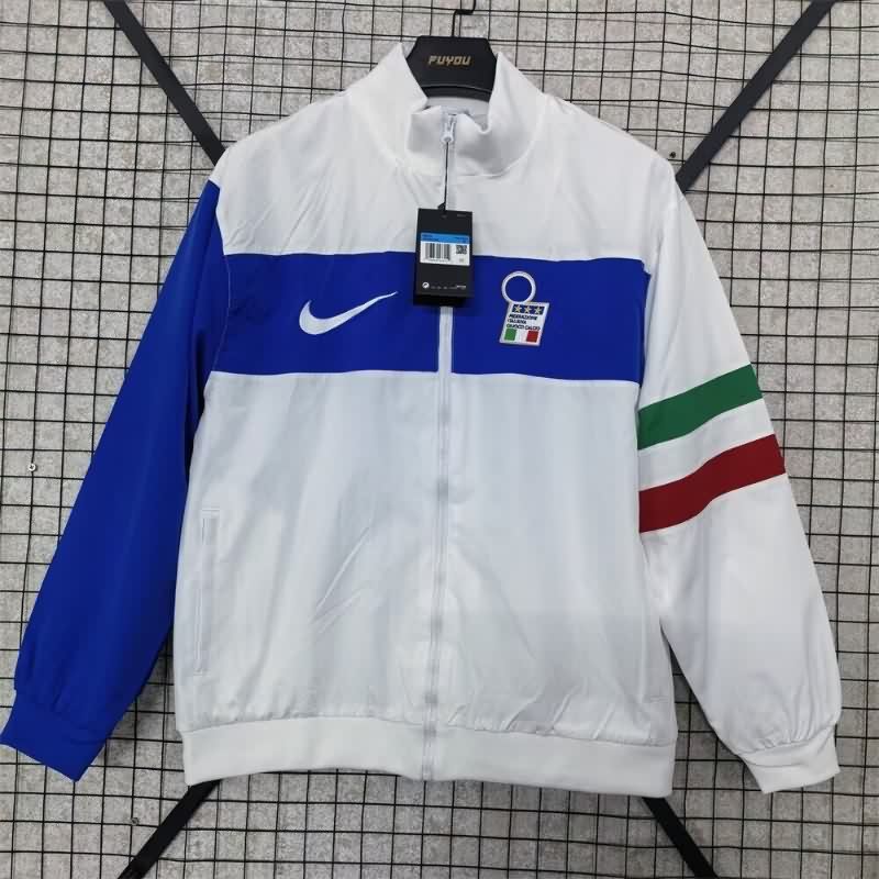 AAA Quality Italy 2026 White Soccer Windbreaker 02 AAA Quality Italy 2026 White Soccer Windbreaker 02