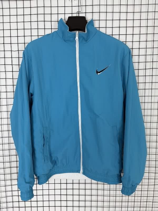 AAA Quality Nike 2025 Blue White Reversible Soccer Windbreaker AAA Quality Nike 2025 Blue White Reversible Soccer Windbreaker