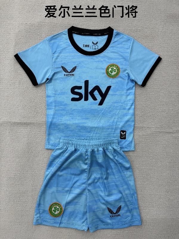 Ireland 2026 Goalkeeper Blue Soccer Jersey Ireland 2026 Goalkeeper Blue Soccer Jersey