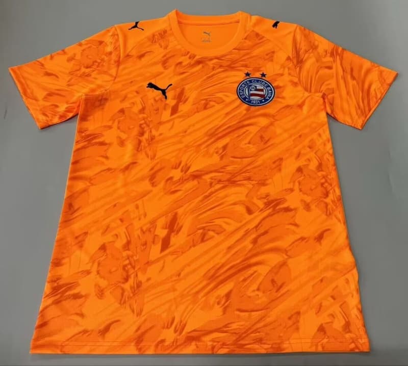 AAA Quality Bahia 2026 Goalkeeper Orange Soccer Jersey AAA Quality Bahia 2026 Goalkeeper Orange Soccer Jersey