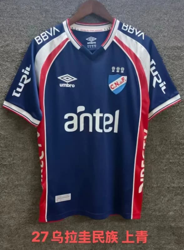 AAA Quality Club Nacional 2026 Goalkeeper Dark Blue Soccer Jersey AAA Quality Club Nacional 2026 Goalkeeper Dark Blue Soccer Jersey