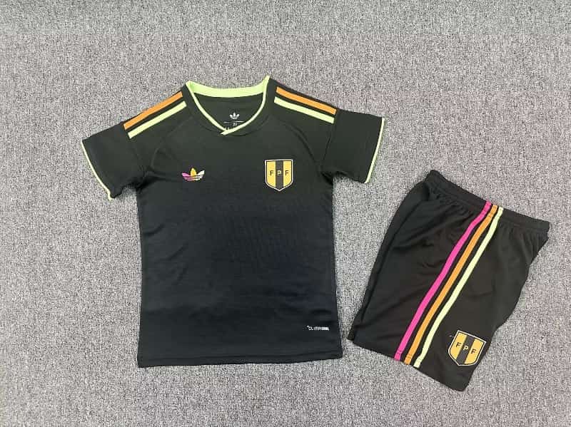 Kids Peru 2026 Away Soccer Jersey And Shorts Kids Peru 2026 Away Soccer Jersey And Shorts