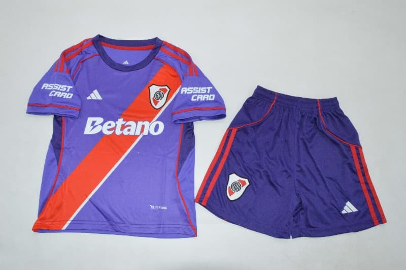 Kids River Plate 2026 Third Soccer Jersey And Shorts Kids River Plate 2026 Third Soccer Jersey And Shorts
