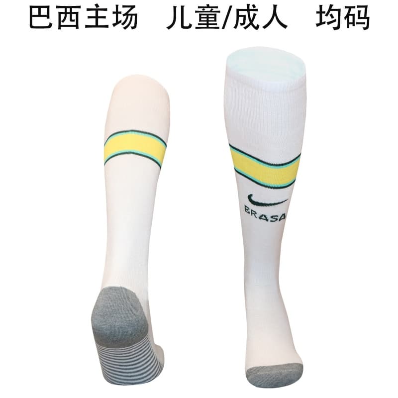 AAA Quality Brazil 2026 Home Soccer Socks AAA Quality Brazil 2026 Home Soccer Socks