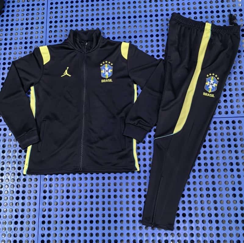 AAA Quality Brazil 2026 Black Soccer Tracksuit 03 AAA Quality Brazil 2026 Black Soccer Tracksuit 03