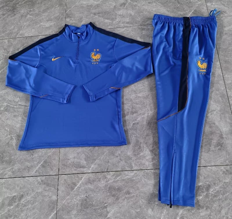 AAA Quality France 2026 Blue Soccer Tracksuit AAA Quality France 2026 Blue Soccer Tracksuit
