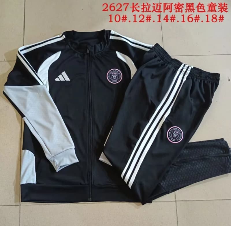 Kids AAA Quality Inter Miami 2026 Black Soccer Tracksuit Kids AAA Quality Inter Miami 2026 Black Soccer Tracksuit