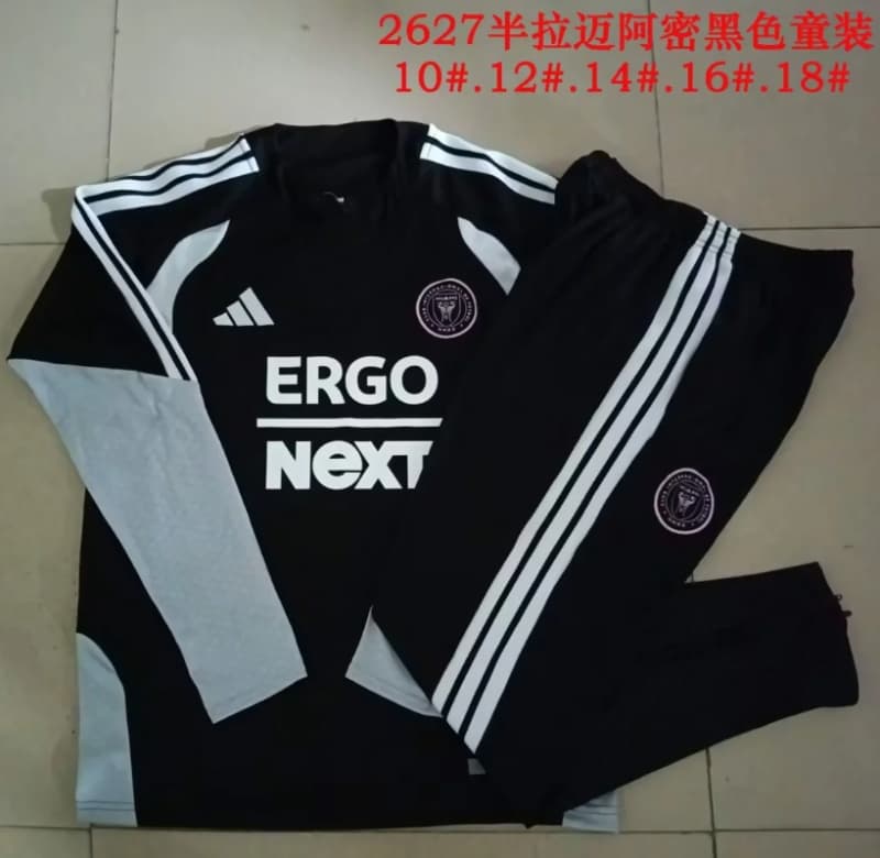 Kids AAA Quality Inter Miami 2026 Black Soccer Tracksuit 02 Kids AAA Quality Inter Miami 2026 Black Soccer Tracksuit 02