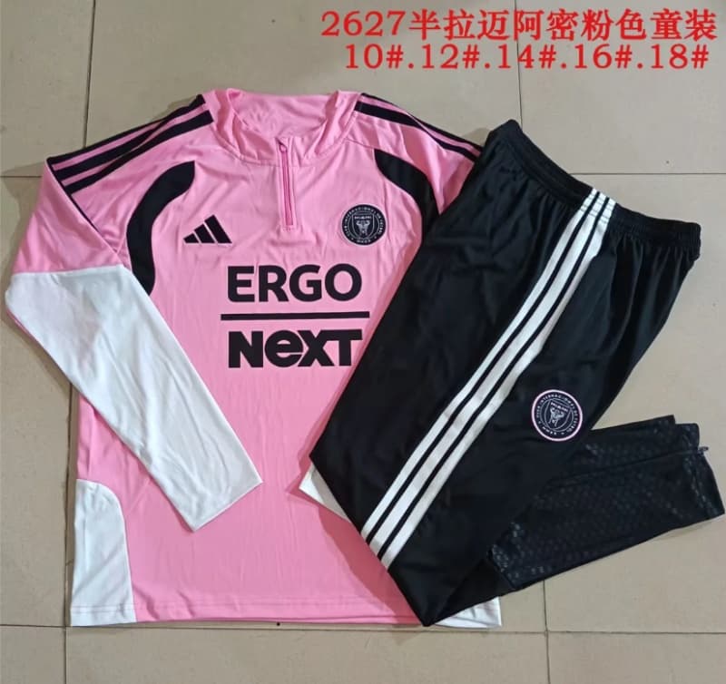 Kids AAA Quality Inter Miami 2026 Pink Soccer Tracksuit 02 Kids AAA Quality Inter Miami 2026 Pink Soccer Tracksuit 02