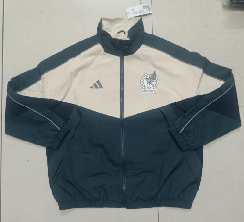 AAA Quality Mexico 2026 Green Soccer Windbreaker AAA Quality Mexico 2026 Green Soccer Windbreaker