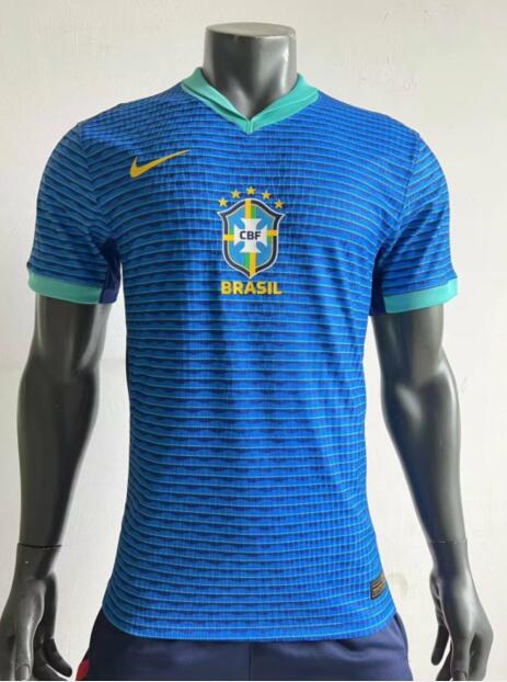 AAA Quality Brazil 2024 Copa America Away Soccer Jersey (Player)