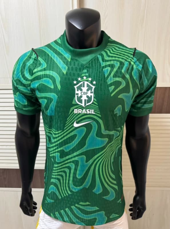 AAA Quality Brazil 2026 Goalkeeper Green Soccer Jersey (Player) 02 AAA Quality Brazil 2026 Goalkeeper Green Soccer Jersey (Player) 02