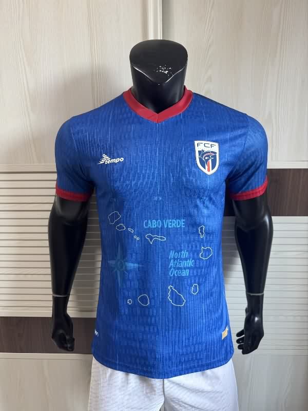 AAA Quality Cape Verde 2025 Home Soccer Jersey (Player) AAA Quality Cape Verde 2025 Home Soccer Jersey (Player)