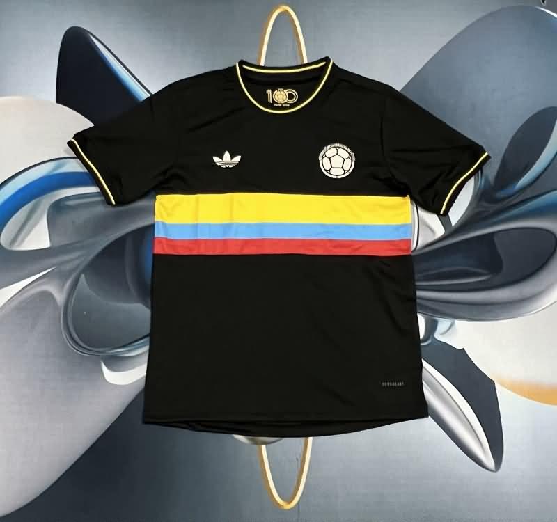 AAA Quality Columbia 100th Anniversary Black Soccer Jersey