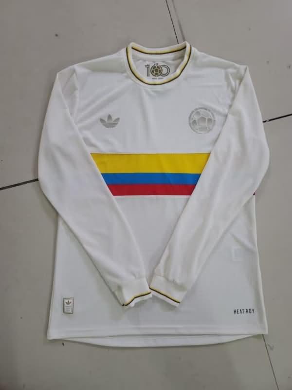 AAA Quality Columbia 100th Anniversary Long Sleeve Soccer Jersey