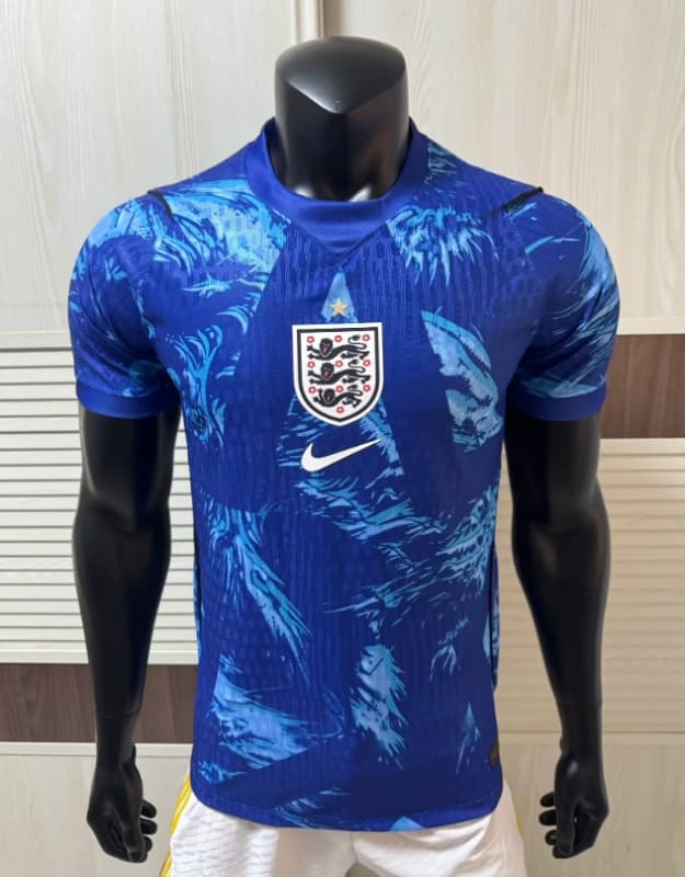 AAA Quality England 2026 Goalkeeper Blue Soccer Jersey (Player) AAA Quality England 2026 Goalkeeper Blue Soccer Jersey (Player)