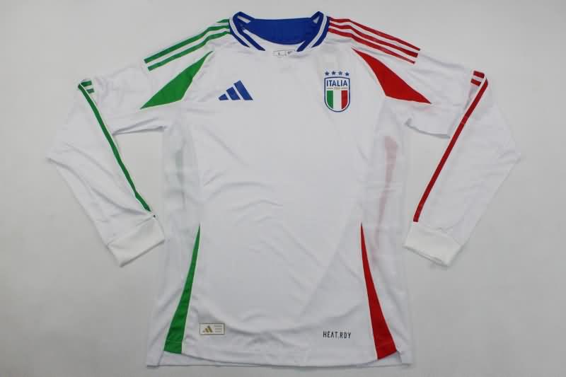 AAA Quality Italy 2024 Away Long Sleeve Soccer Jersey (Player)