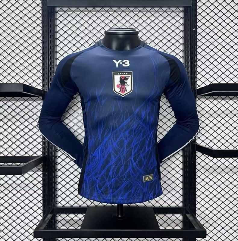 AAA Quality Japan 2024 Home Long Sleeve Soccer Jersey (Player)