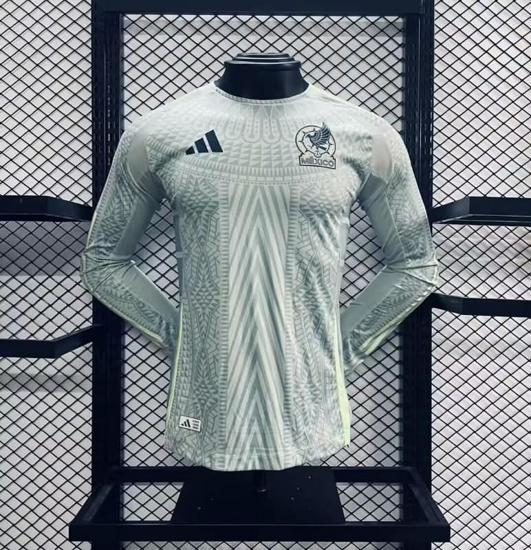 AAA Quality Mexico 2024 Copa America Away Long Sleeve Soccer Jersey (Player)