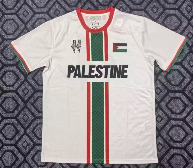 AAA Quality Palestine 2025 White Soccer Jersey AAA Quality Palestine 2025 White Soccer Jersey