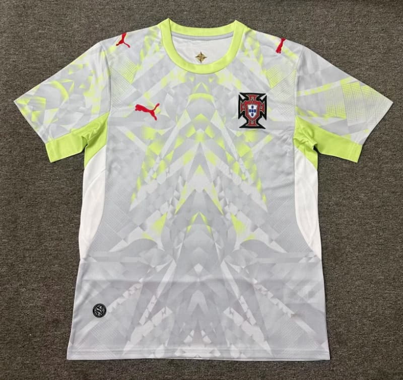 AAA Quality Portugal 2026 Goalkeeper Grey Soccer Jersey AAA Quality Portugal 2026 Goalkeeper Grey Soccer Jersey