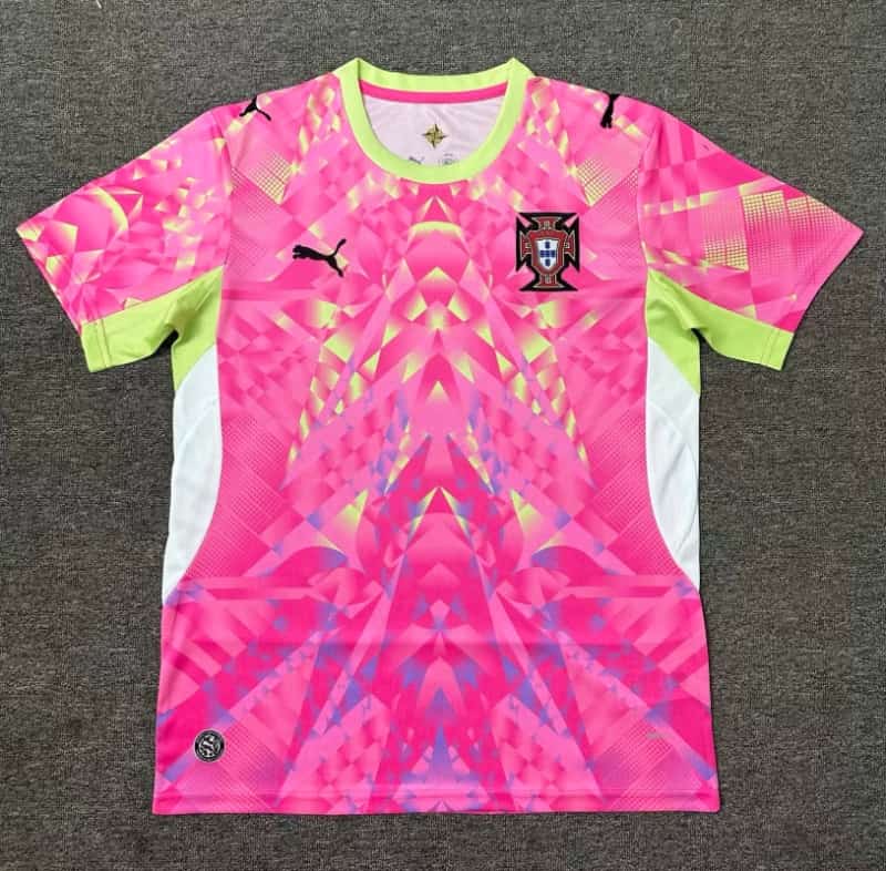 AAA Quality Portugal 2026 Goalkeeper Pink Soccer Jersey AAA Quality Portugal 2026 Goalkeeper Pink Soccer Jersey