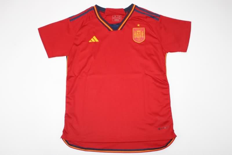 AAA Quality Spain 2022 Home Soccer Jersey
