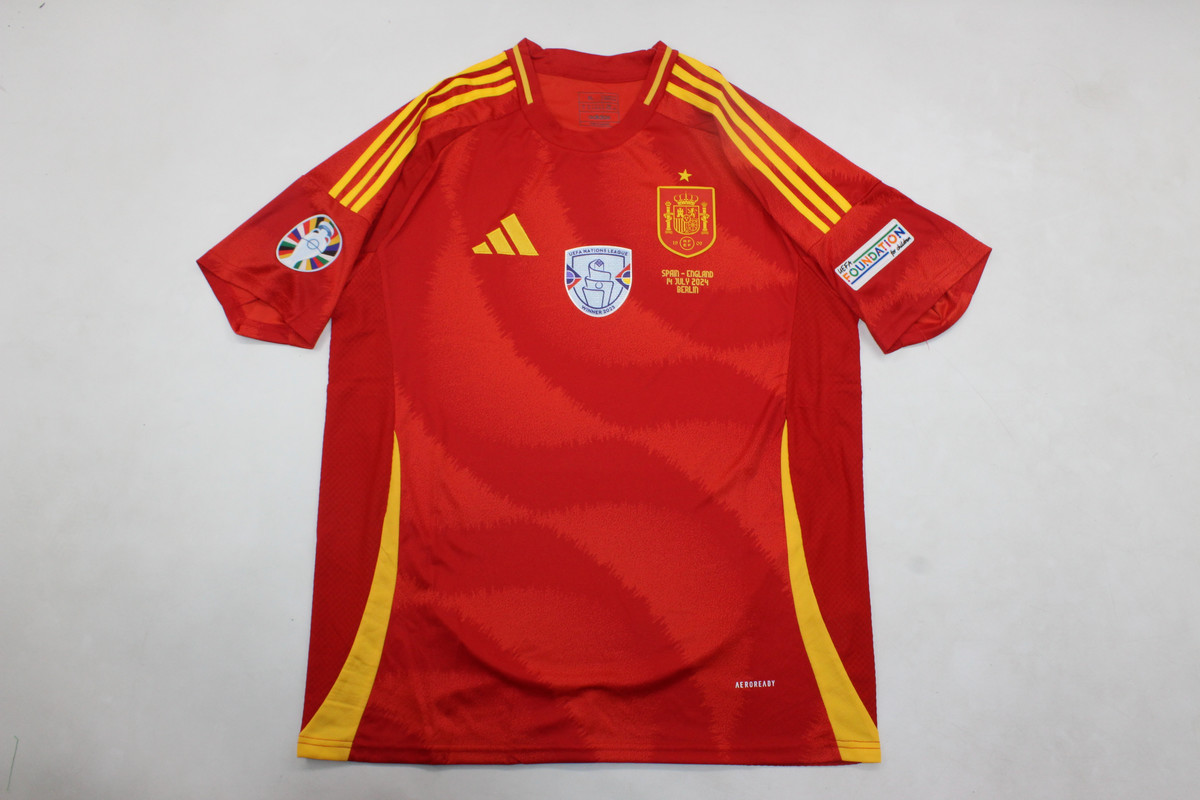 AAA Quality Spain 2024 EURO Final Home Soccer Jersey