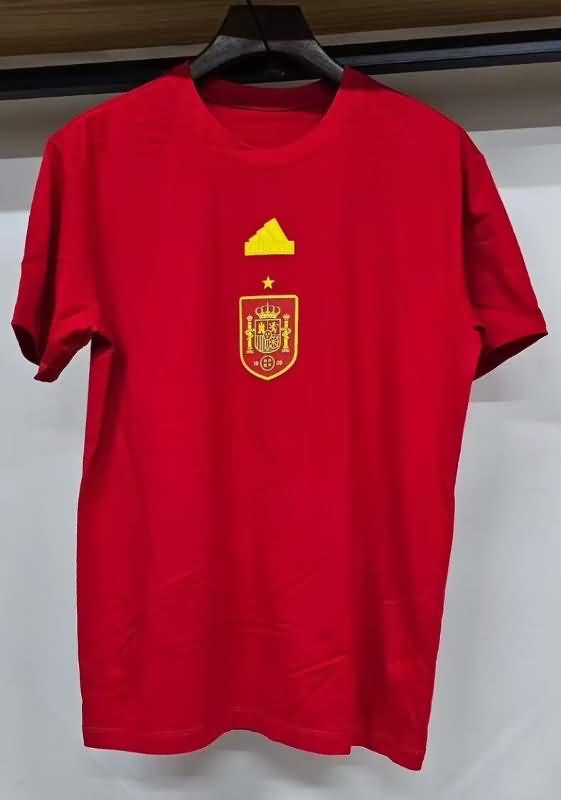 AAA Quality Spain 2024 Soccer T Shirts 03