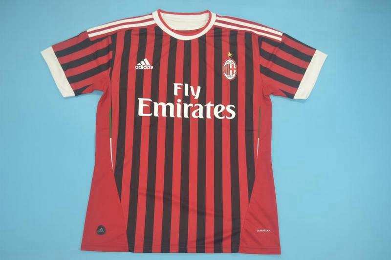 AAA Quality AC Milan 2011/12 Home Retro Soccer Jersey