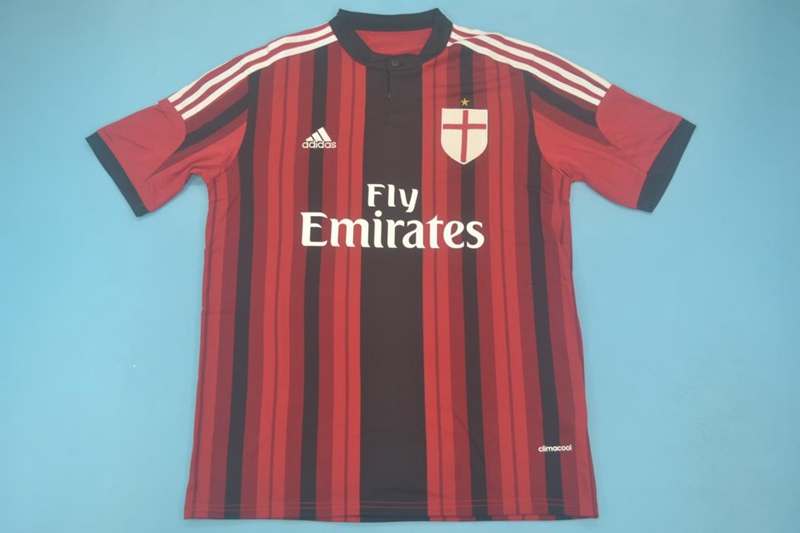 AAA Quality AC Milan 2014/15 Home Retro Soccer Jersey