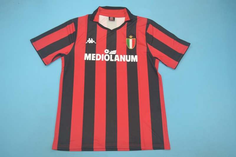 AAA Quality AC Milan 88/89 Home Retro Soccer Jersey