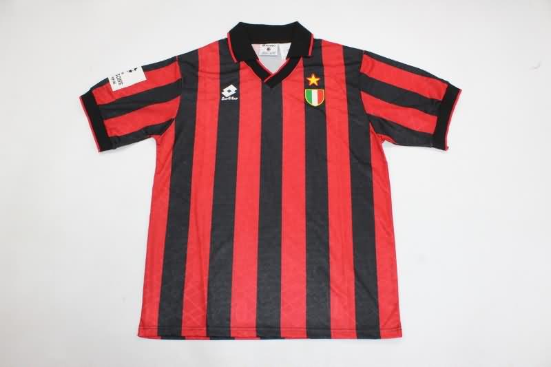 AAA Quality AC Milan 1993/94 Final Retro Soccer Jersey