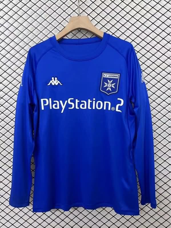 AAA Quality AJ Auxerre 2003/04 Away Long Sleeve Retro Soccer Jersey