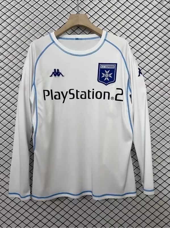 AAA Quality AJ Auxerre 2003/04 Home Long Sleeve Retro Soccer Jersey