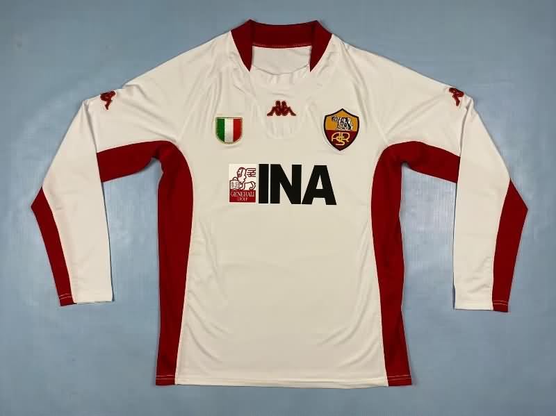 AAA Quality AS Roma 2001/02 Away Long Retro Soccer Jersey