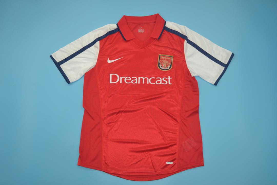 AAA Quality Arsenal 2000/02 Home Retro Soccer Jersey