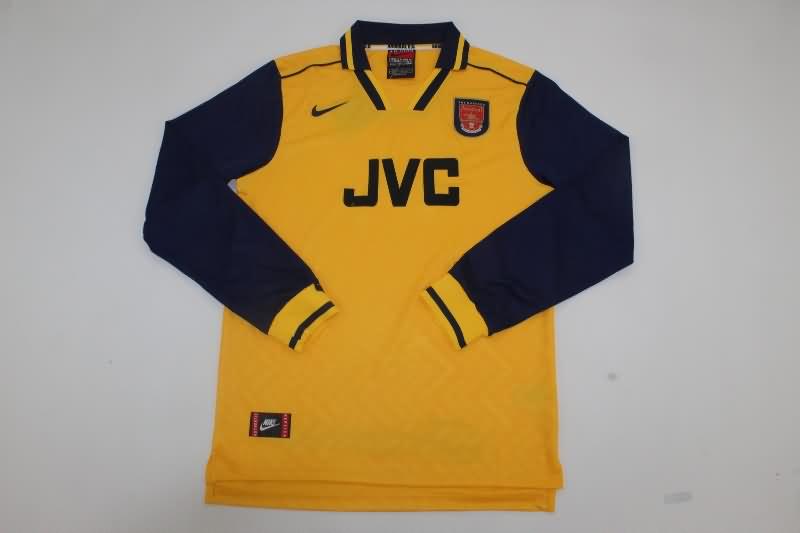 AAA Quality Arsenal 1996/97 Away Long Sleeve Retro Soccer Jersey