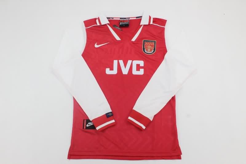 AAA Quality Arsenal 1996/98 Home Long Sleeve Retro Soccer Jersey