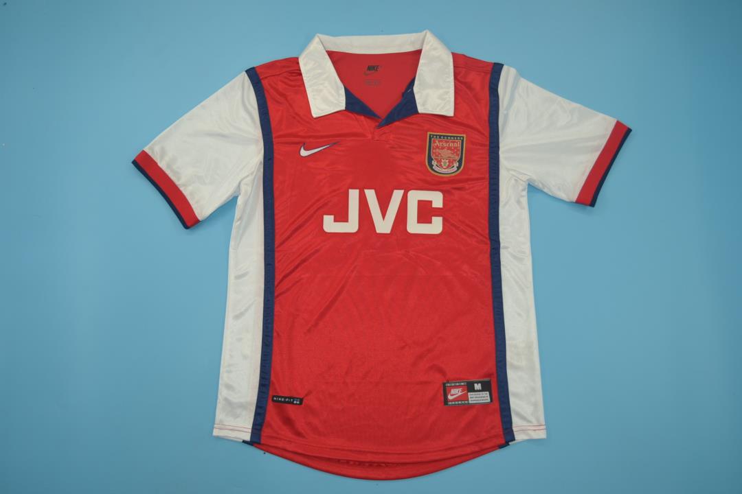AAA Quality Arsenal 1998/99 Home Retro Soccer Jersey