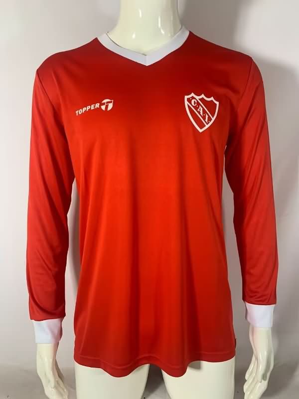 AAA Quality Atletico Independiente 1982/85 Home Long Sleeve Retro Soccer Jersey