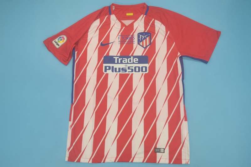 AAA Quality Atletico Madrid 2017/18 Home Retro Soccer Jersey