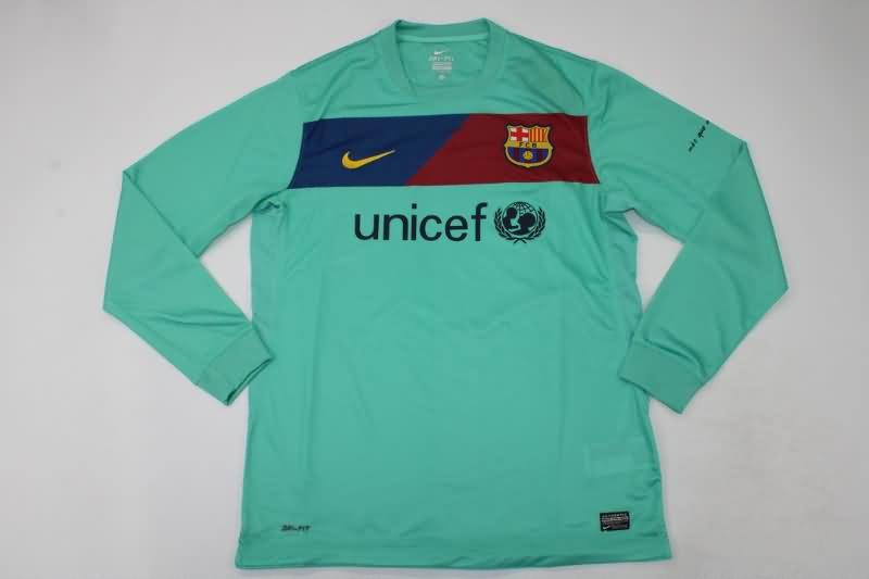 AAA Quality Barcelona 2010/11 Away Retro Long Sleeve Soccer Jersey