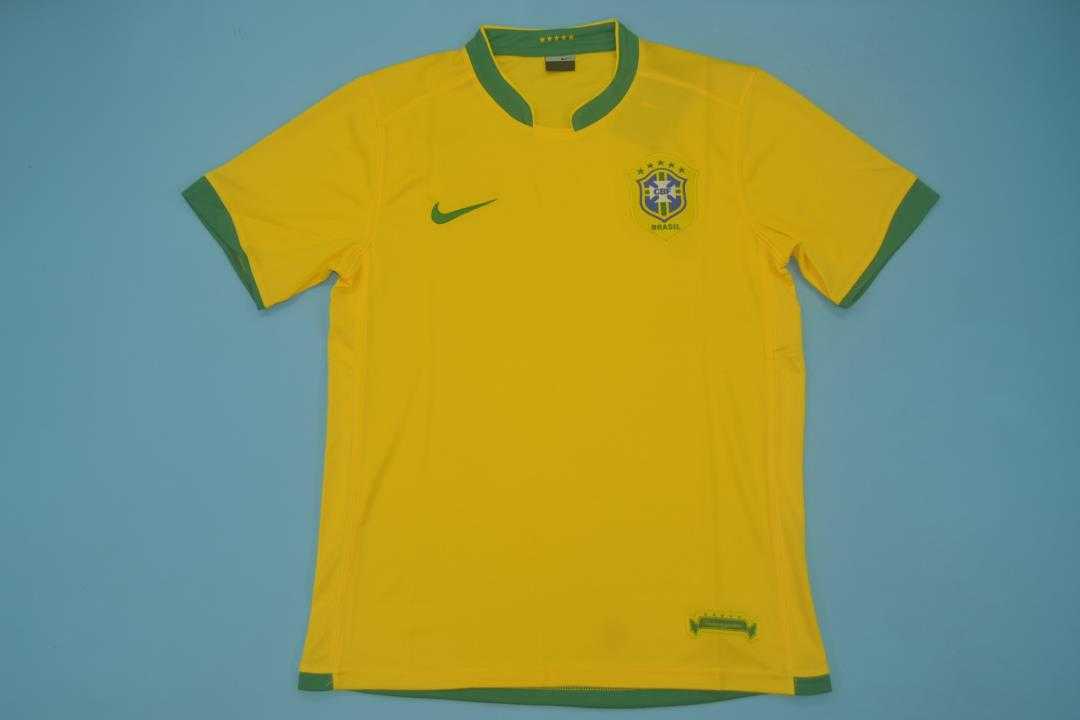 AAA Quality Brazil 2006 Home Retro Soccer Jersey