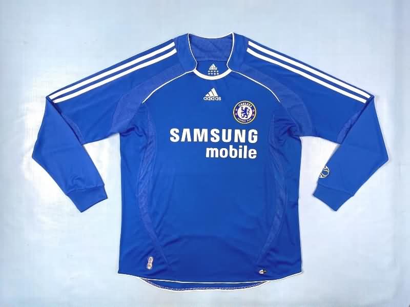 AAA Quality Chelsea 2006/07 Home Long Sleeve Retro Soccer Jersey