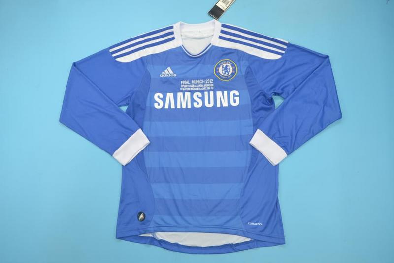 AAA Quality Chelsea 11/12 Home Retro L/S Soccer Jersey