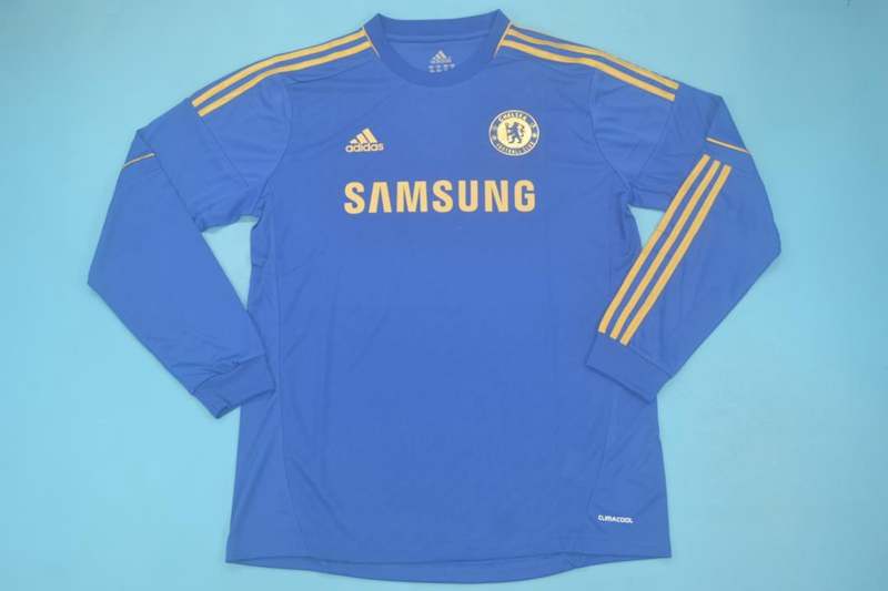 AAA Quality Chelsea 12/13 Home Retro L/S Soccer Jersey